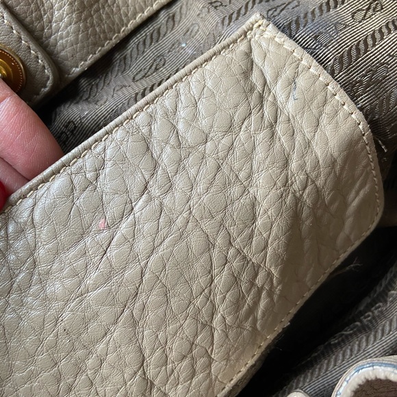 PRADA VITELLO DAINO SATCHEL BAG - Picture 7 of 16